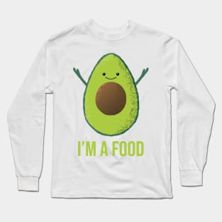 avocado tshirt vegan Long Sleeve T-Shirt